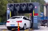 蕭山西湖石油選配林頓龍門往復(fù)式全自動(dòng)洗車機(jī)，防銹蝕耐腐，經(jīng)久耐用